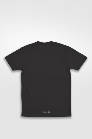 Black Tshirt Peace Unisex Adults