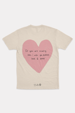 Peace & Love - Adult's Tshirt