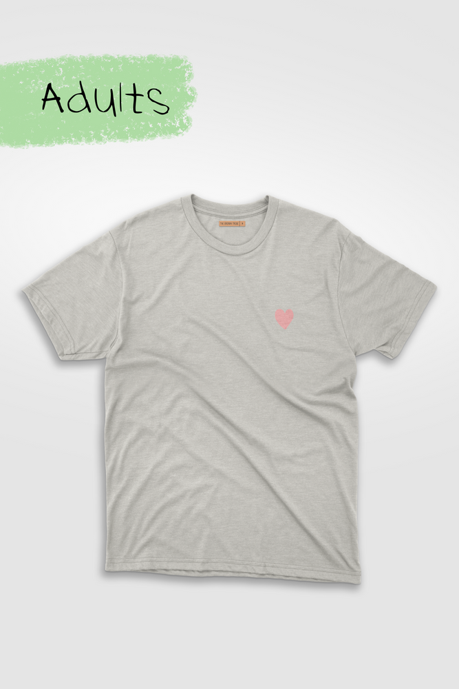 Peace & Love - Adult's Tshirt