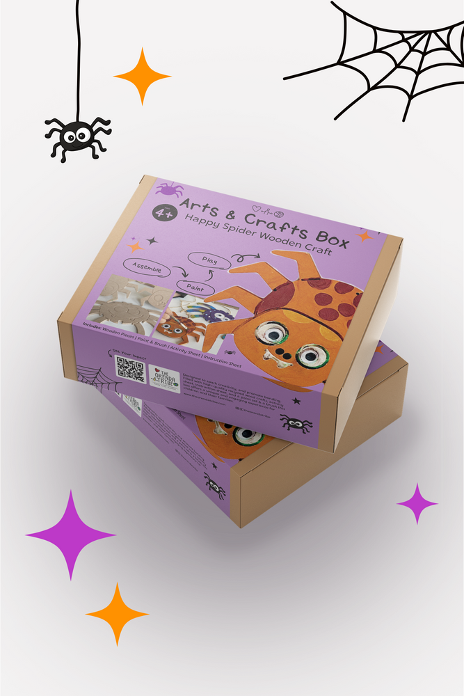 Happy Spider Arts & Craft Box