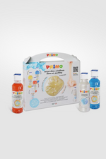 Primo Coloured Clear Glue Sparkling Slime Set