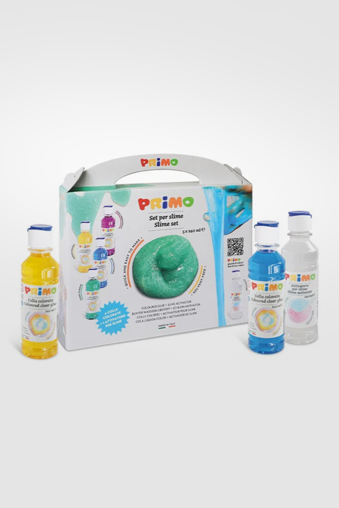 Primo Coloured Clear Glue Slime Set