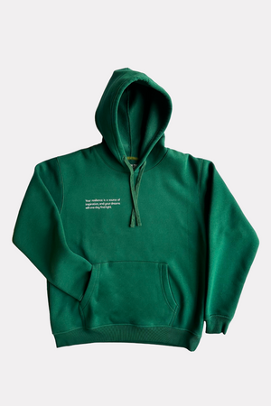 Resilience - Adult's Unisex Green Hoodie