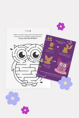 Owl Arts & Crafts Box