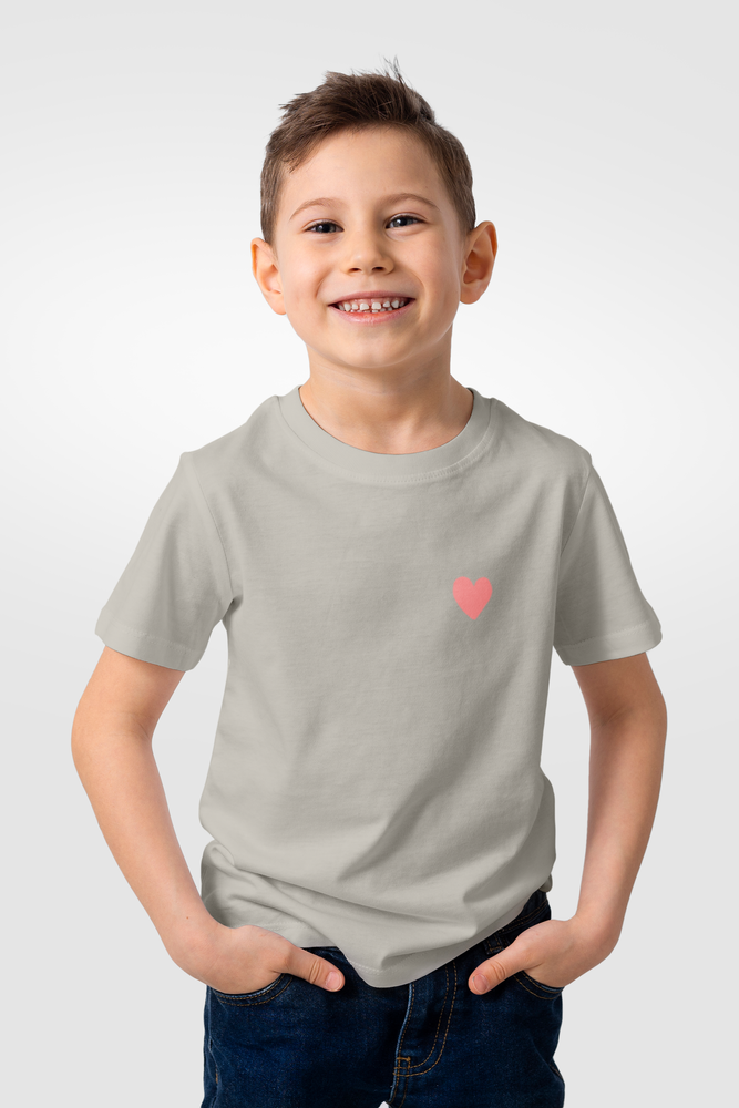 Grayish peige Tshirt Wellbeing Love Peace Unisex 