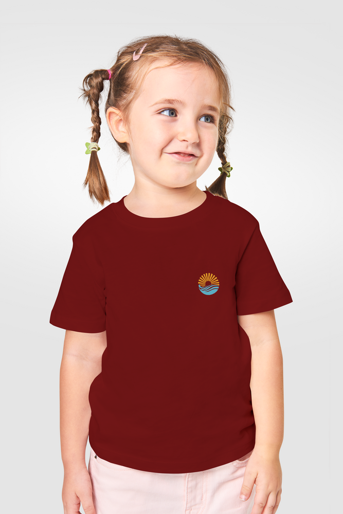 Kids Unisex Maroon Big Dreams Tshirt