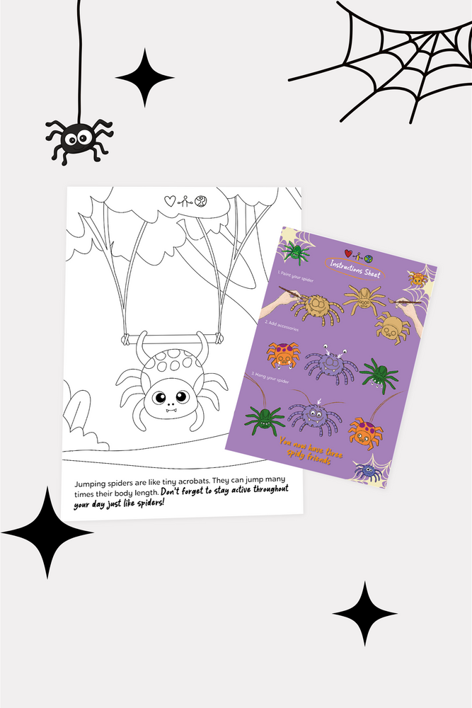 Happy Spider Arts & Craft Box