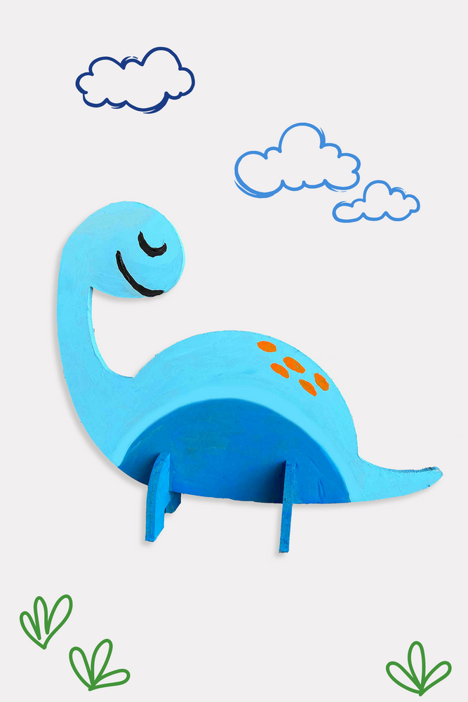 Long Neck Dinosaur Craft Box