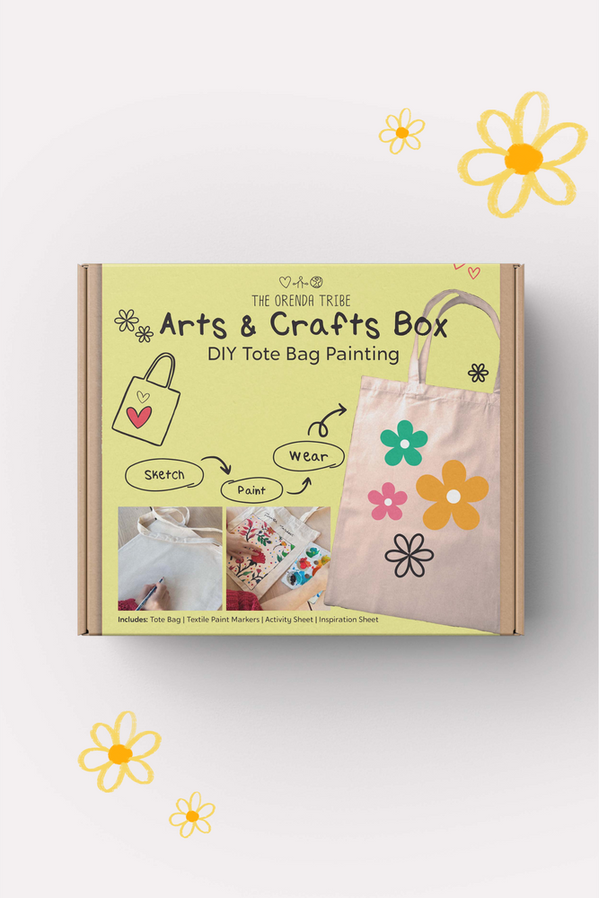 DIY Tote Bag Arts & Crafts Box