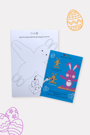 Easter Bunny Arts & Craft Box