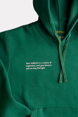 Resilience - Adult's Unisex Green Hoodie