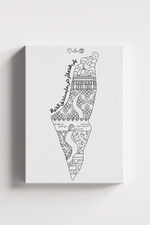 Palestine Map - Detailed