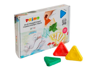 Primo Wax Triangles 8 Colours + Stencils